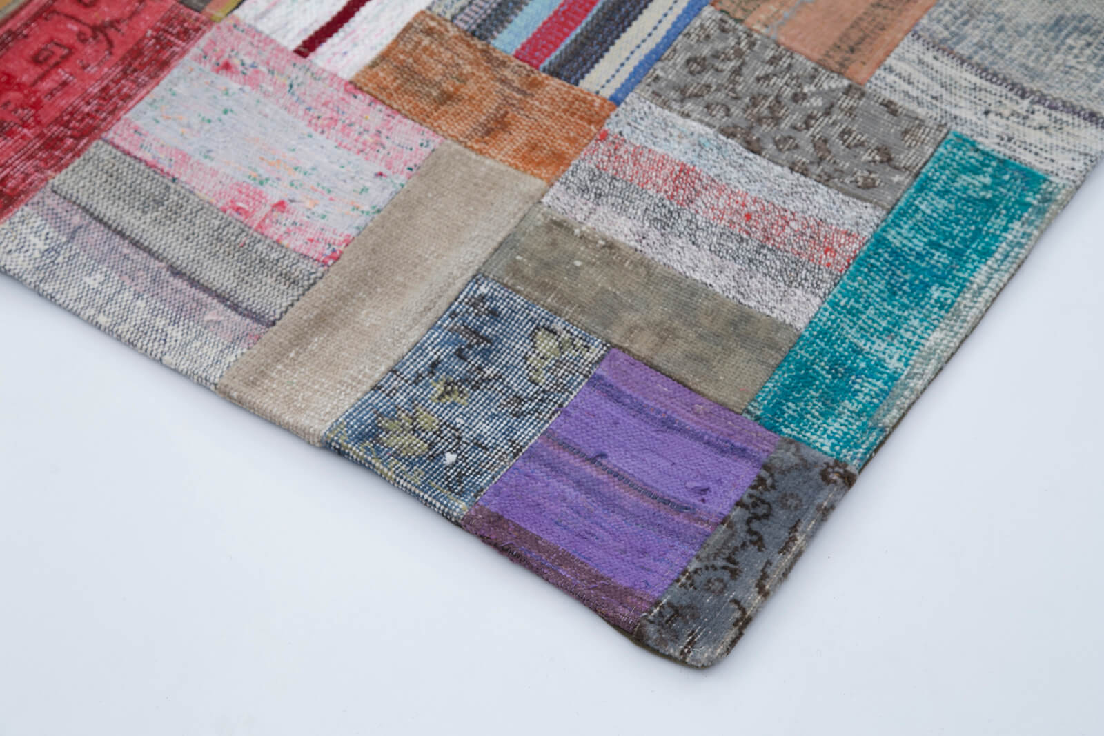 7x10 Multicolor Kilim Patchwork Rug - 30257