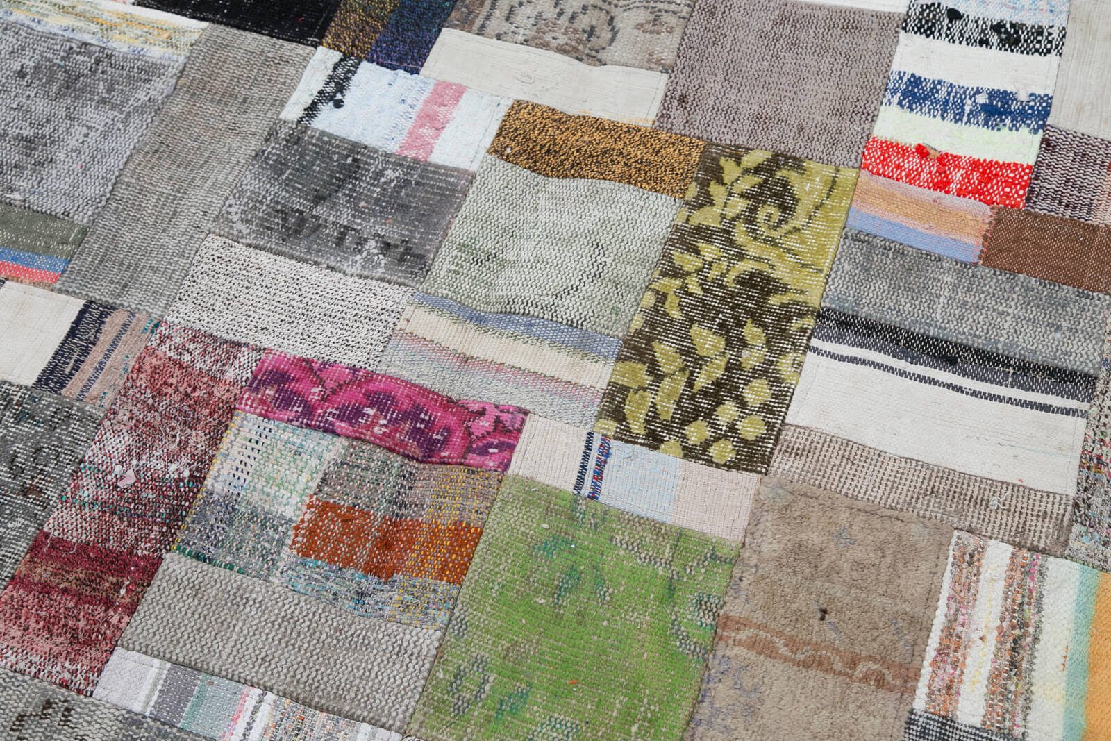 7x10 Multicolor Kilim Patchwork Rug - 30257