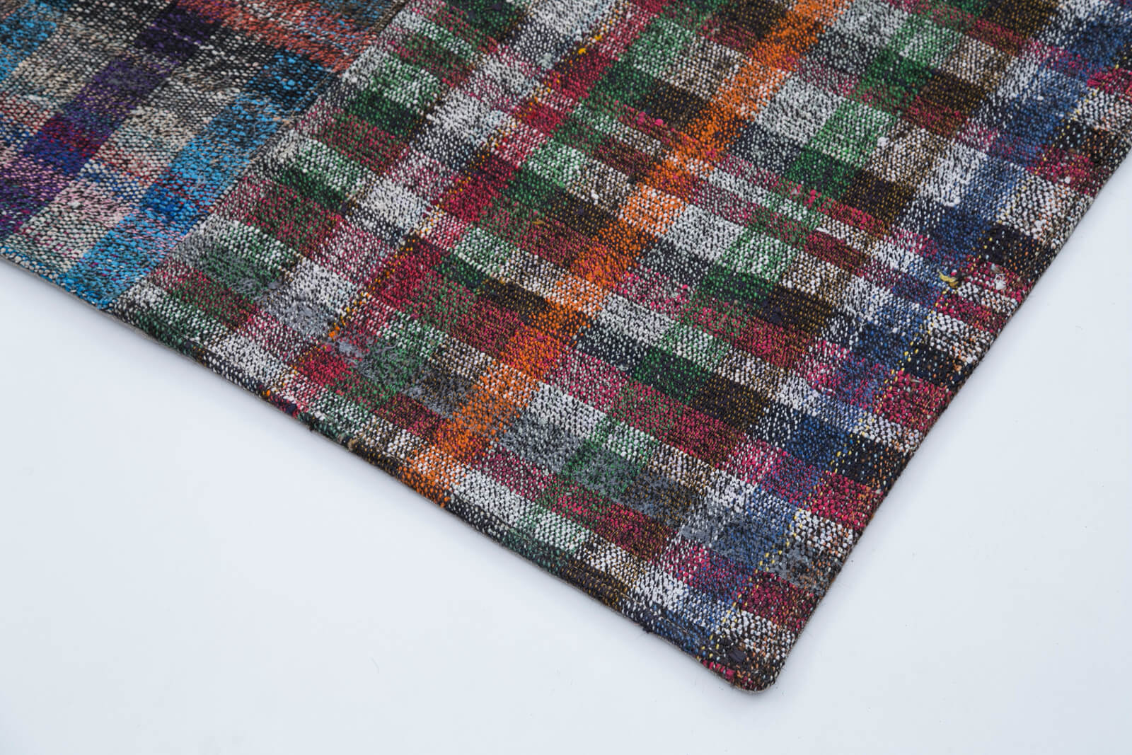 7x10 Multicolor Kilim Patchwork Rug - 30258