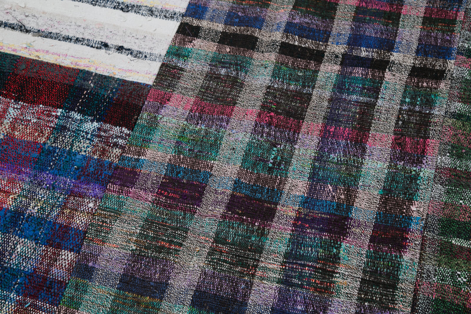 7x10 Multicolor Kilim Patchwork Rug - 30258