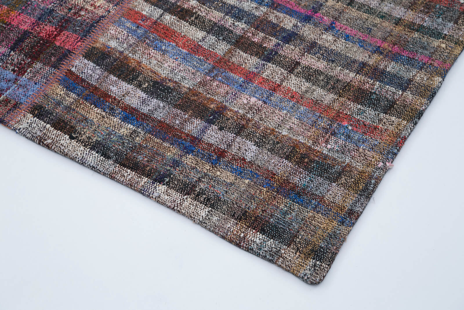 7x10 Multicolor Kilim Patchwork Rug - 30259