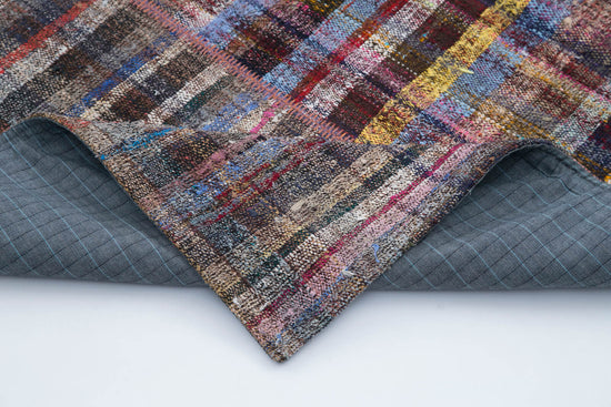 7x10 Multicolor Kilim Patchwork Rug - 30259