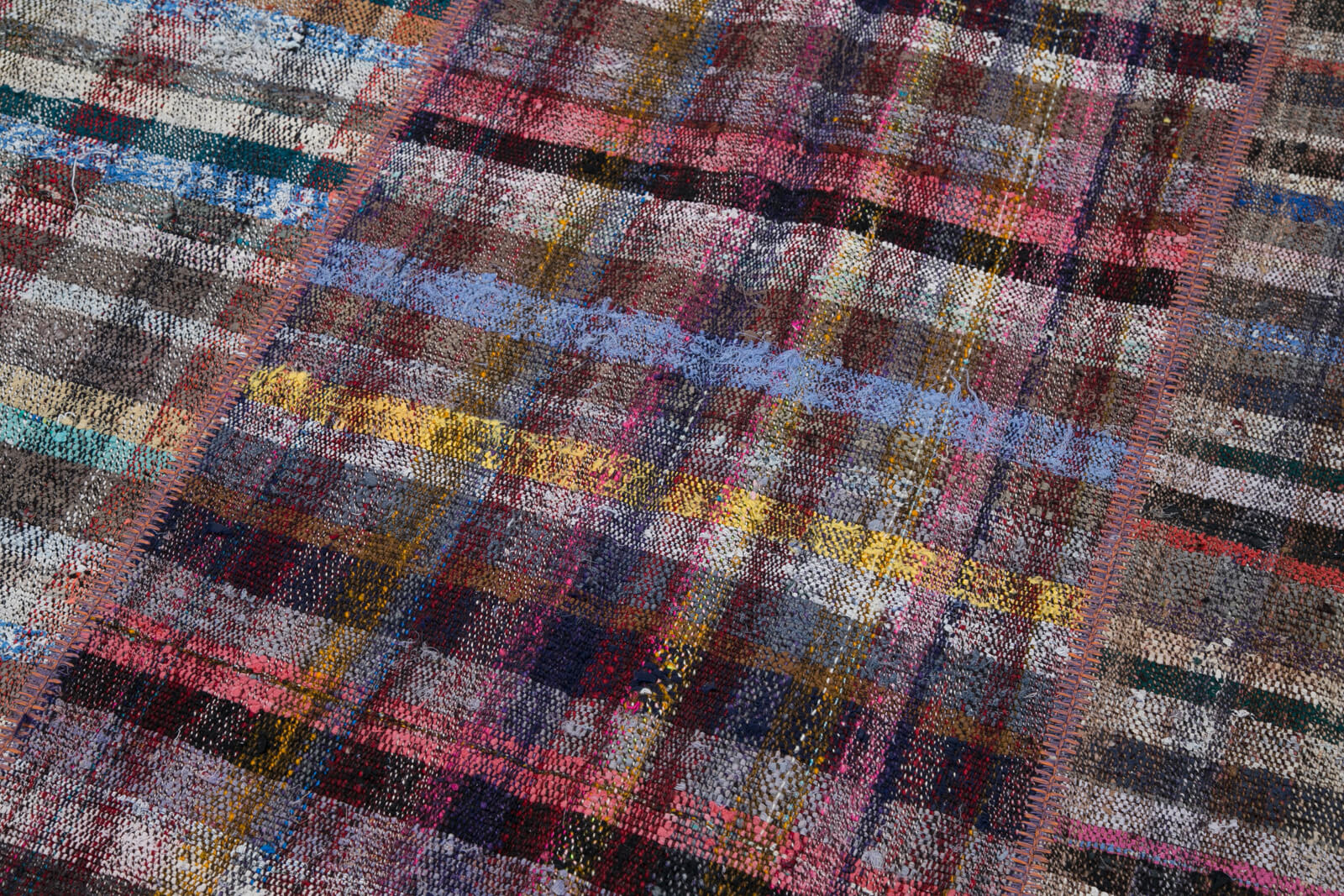 7x10 Multicolor Kilim Patchwork Rug - 30259