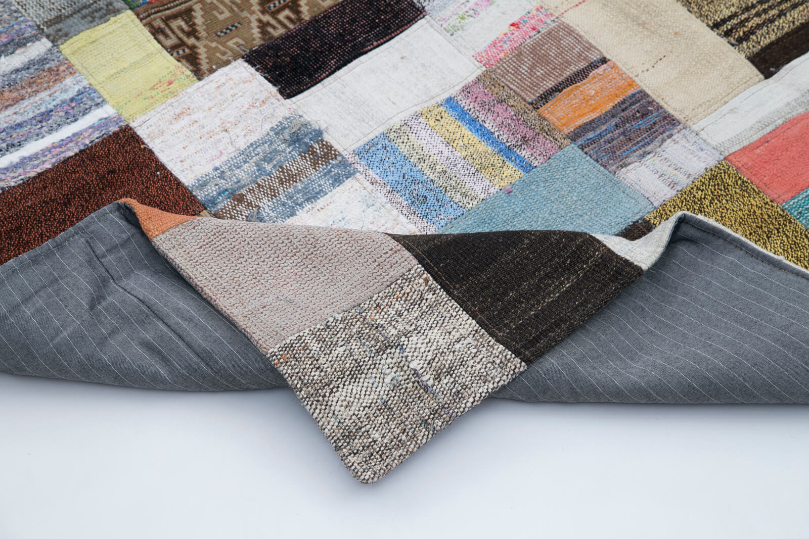 7x10 Multicolor Kilim Patchwork Rug - 30260