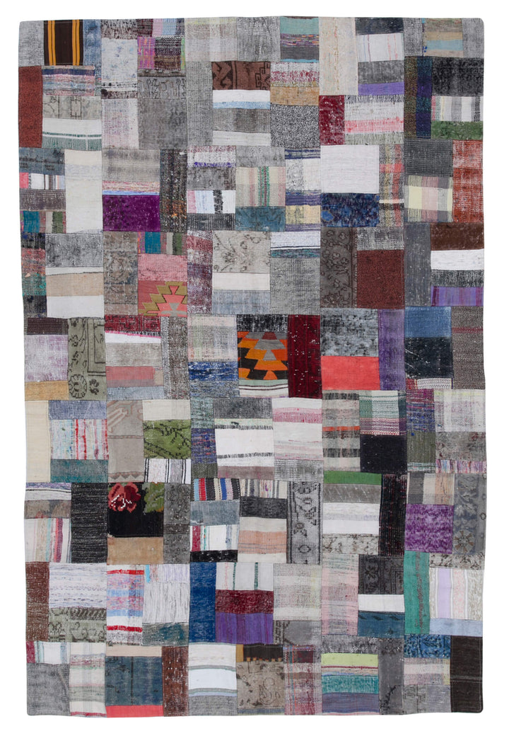 6x10 Multicolor Kilim Patchwork Rug - 30261