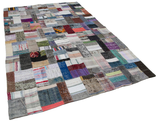 6x10 Multicolor Kilim Patchwork Rug - 30261