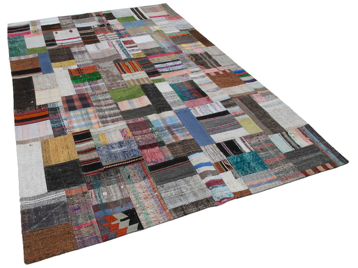 6x10 Multicolor Kilim Patchwork Rug - 30263
