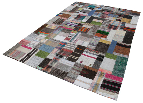 6x10 Multicolor Kilim Patchwork Rug - 30263