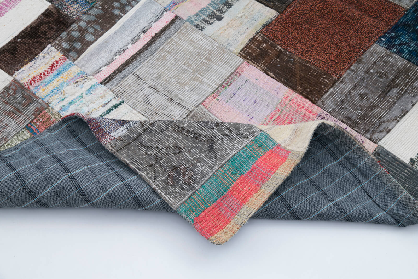 7x10 Multicolor Kilim Patchwork Rug - 30264