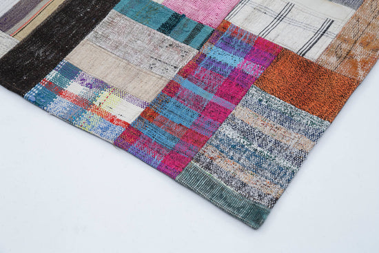 7x10 Multicolor Kilim Patchwork Rug - 30266