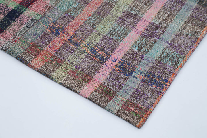 7x10 Multicolor Kilim Patchwork Rug - 30269