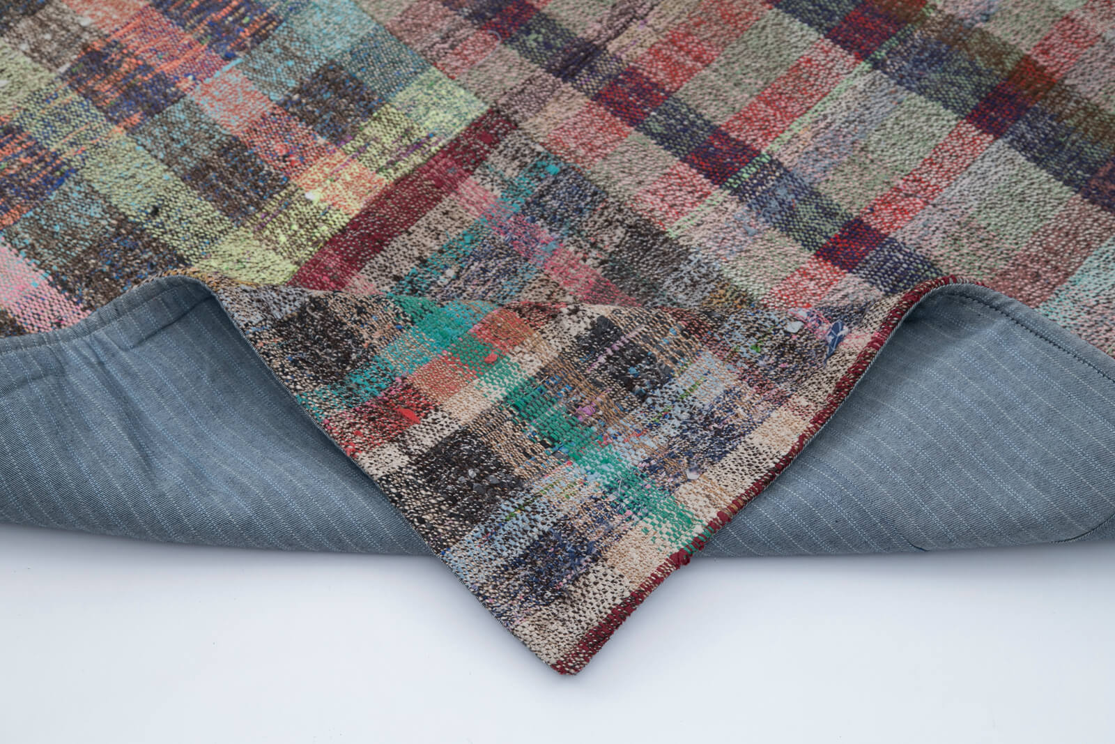 7x10 Multicolor Kilim Patchwork Rug - 30269