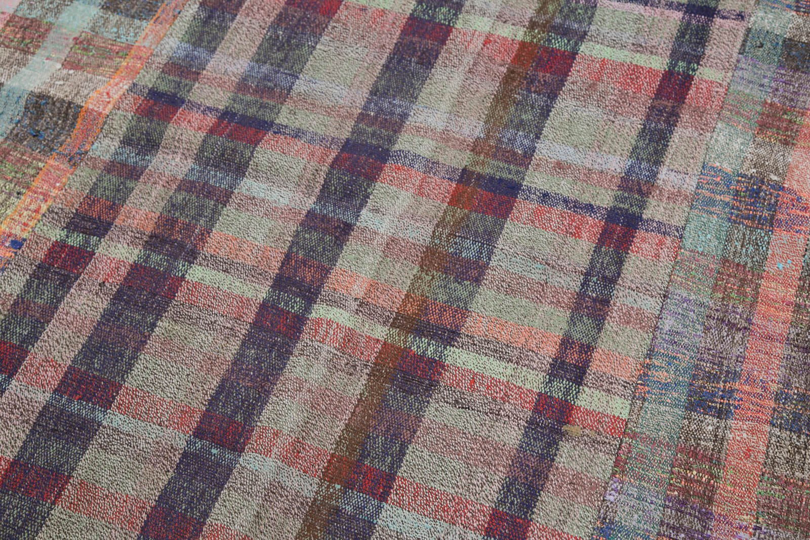 7x10 Multicolor Kilim Patchwork Rug - 30269