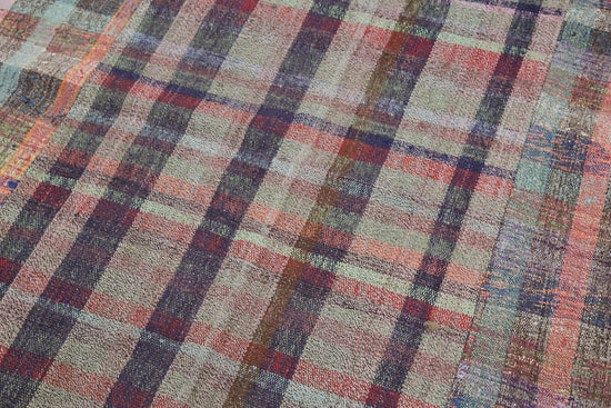 7x10 Multicolor Kilim Patchwork Rug - 30269