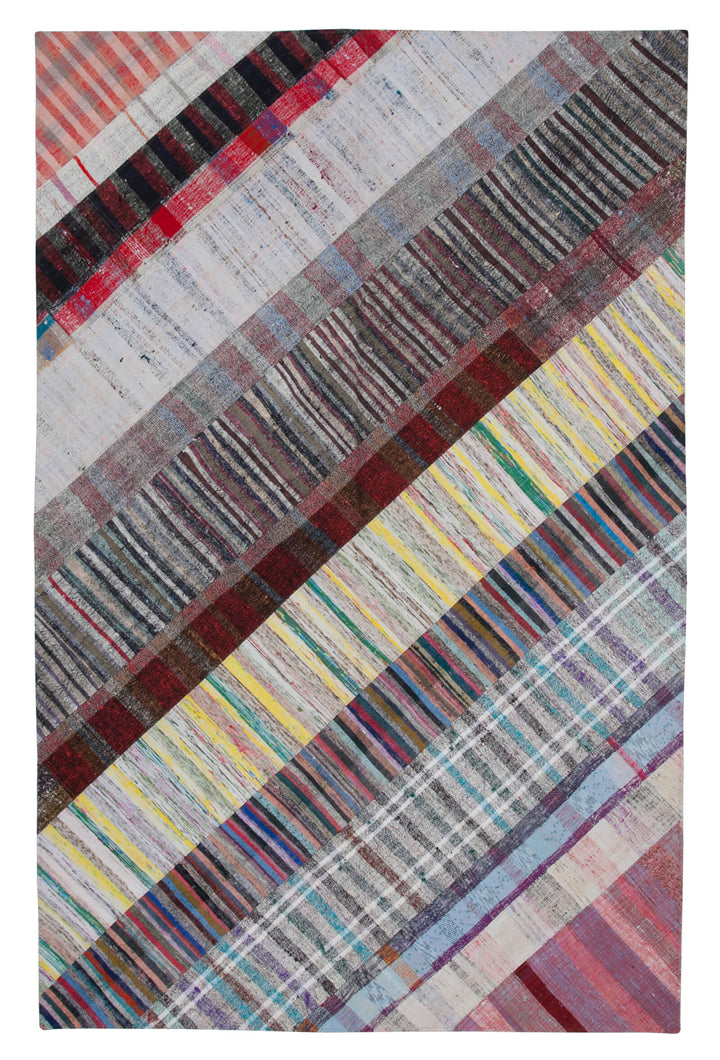 6x10 Multicolor Kilim Patchwork Rug - 30270