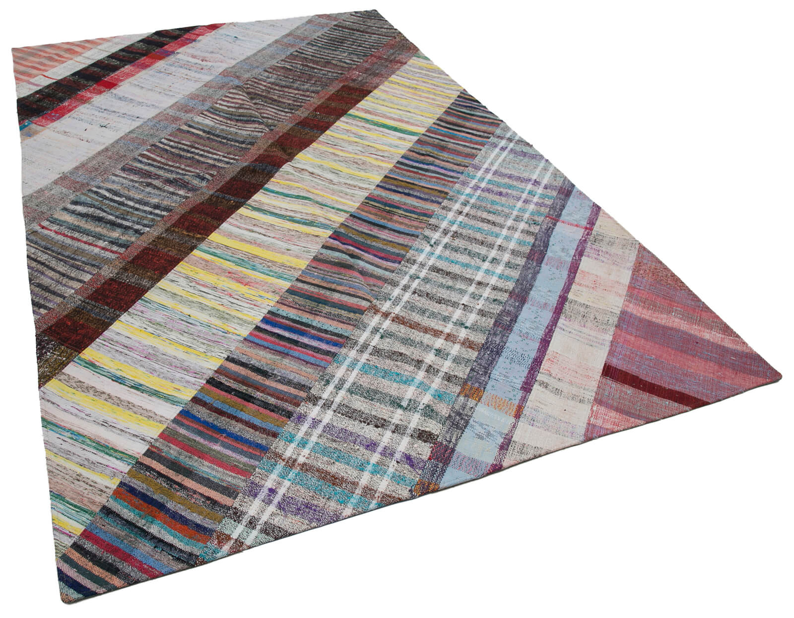 6x10 Multicolor Kilim Patchwork Rug - 30270