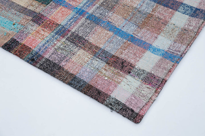 7x10 Multicolor Kilim Patchwork Rug - 30271