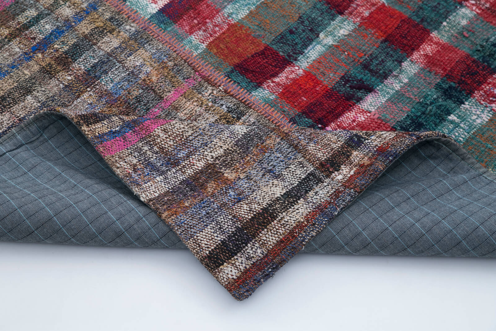 7x10 Multicolor Kilim Patchwork Rug - 30273