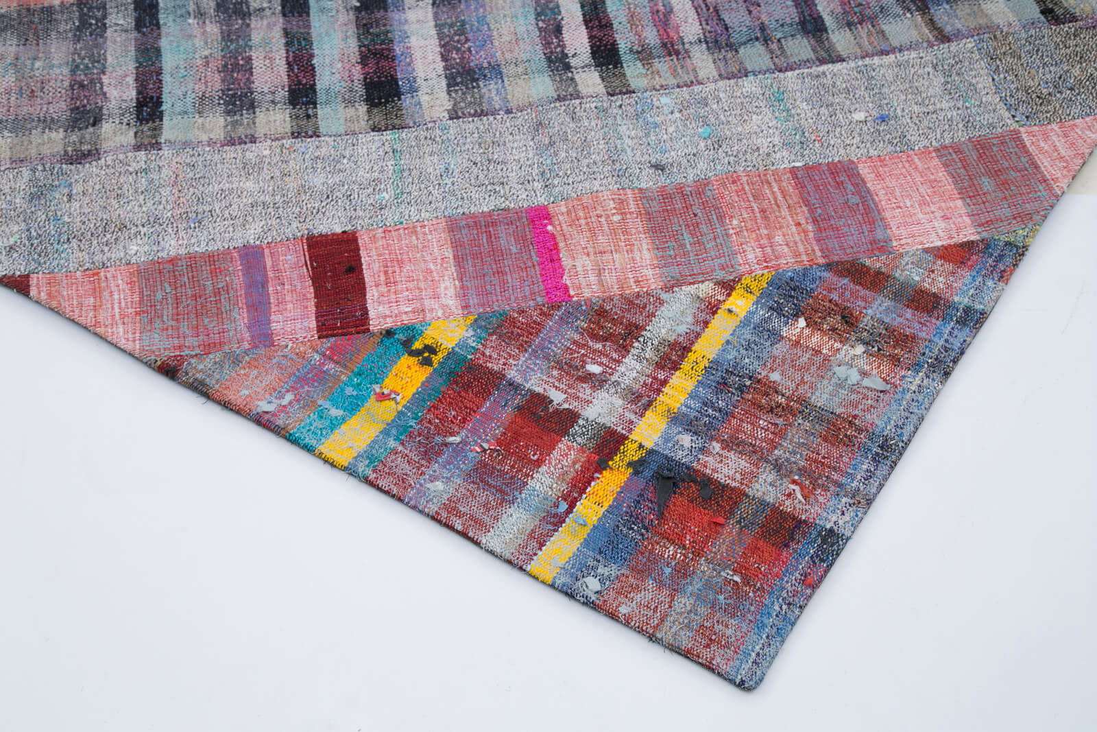 7x10 Multicolor Kilim Patchwork Rug - 30274