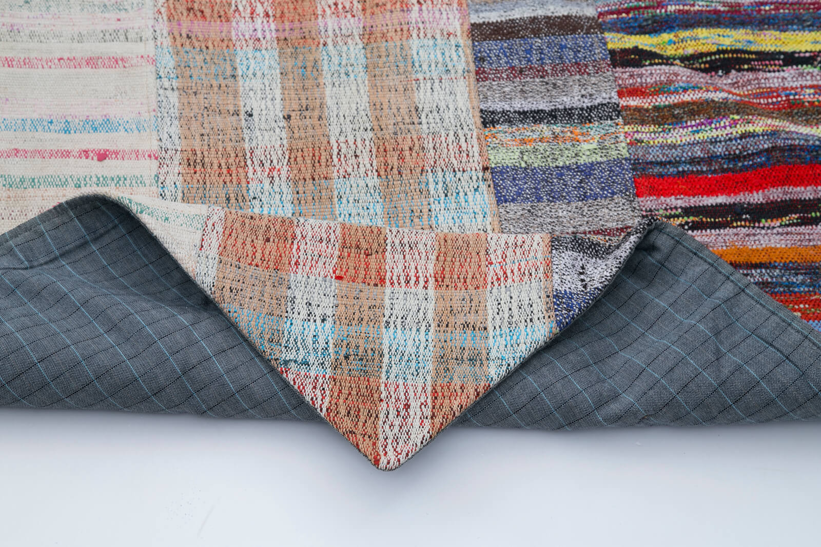 7x10 Multicolor Kilim Patchwork Rug - 30274