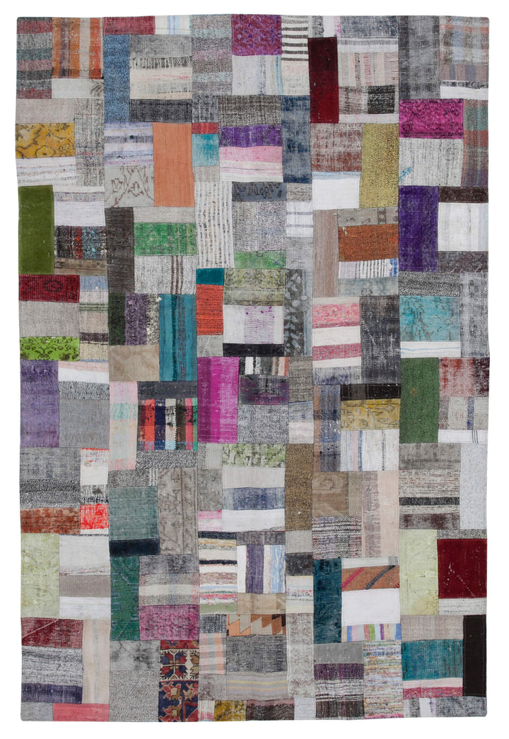 6x10 Multicolor Kilim Patchwork Rug - 30275