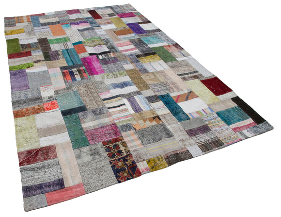 6x10 Multicolor Kilim Patchwork Rug - 30275