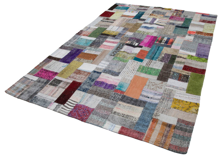 6x10 Multicolor Kilim Patchwork Rug - 30275