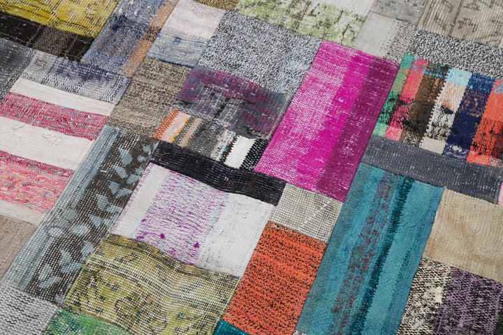 6x10 Multicolor Kilim Patchwork Rug - 30275