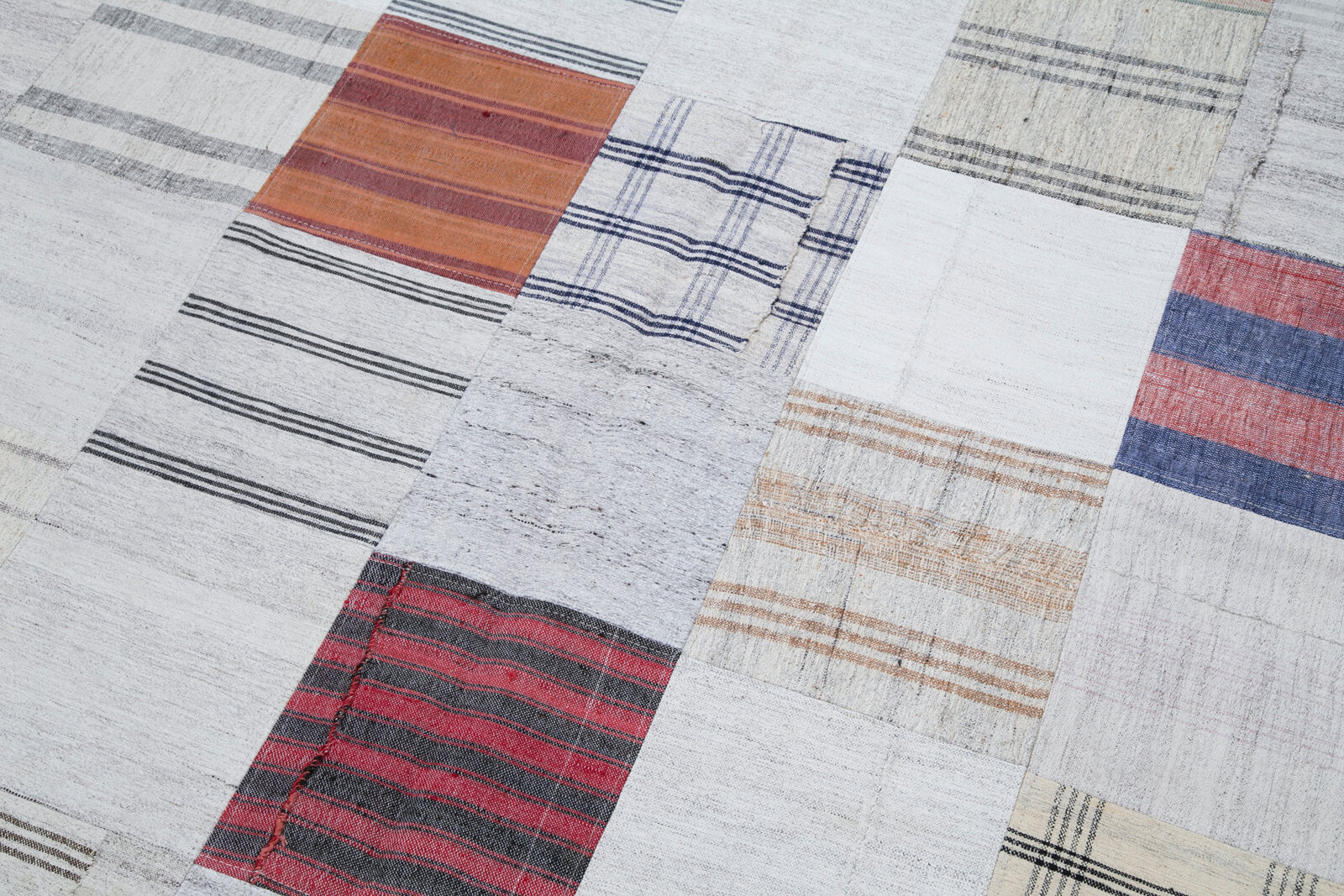 7x10 Multicolor Kilim Patchwork Rug - 30284