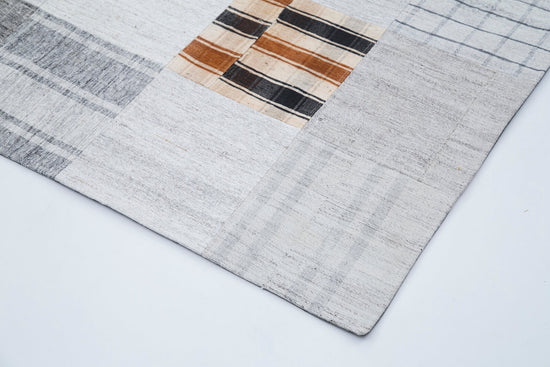 7x10 Multicolor Kilim Patchwork Rug - 30285