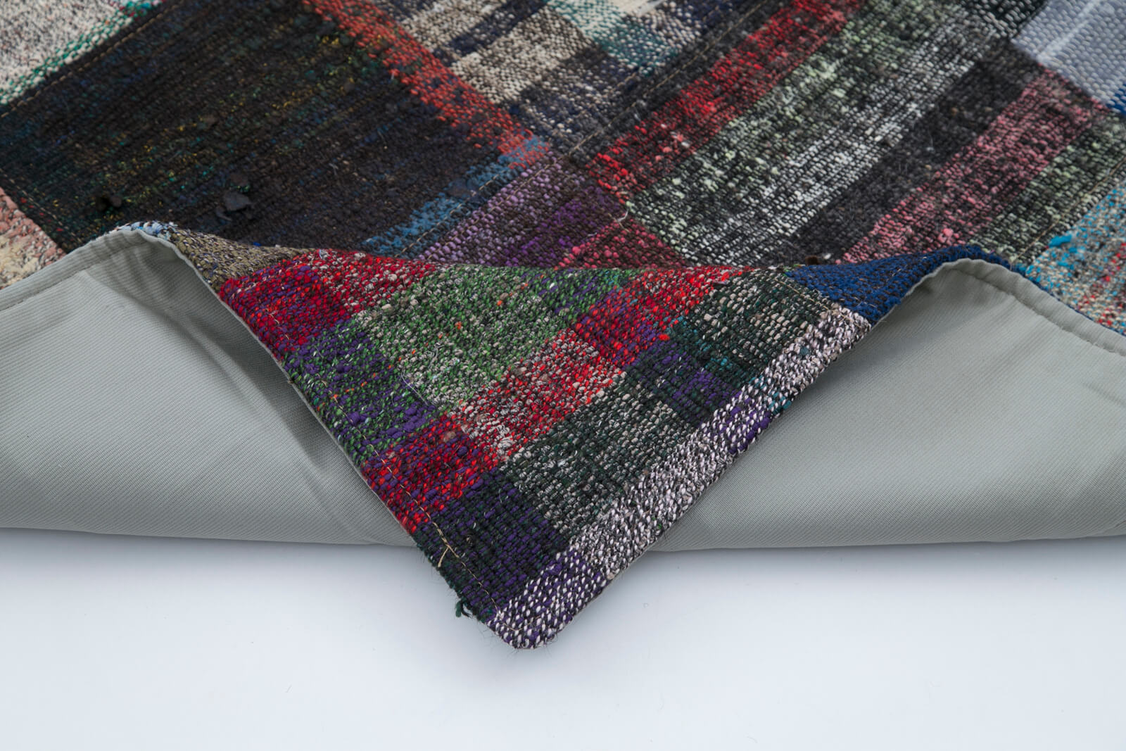 3x8 Multicolor Kilim Patchwork Runner Rug - 30286