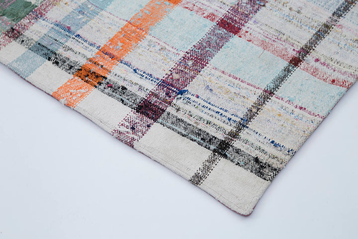 6x6 Multicolor Kilim Patchwork Rug - 30292