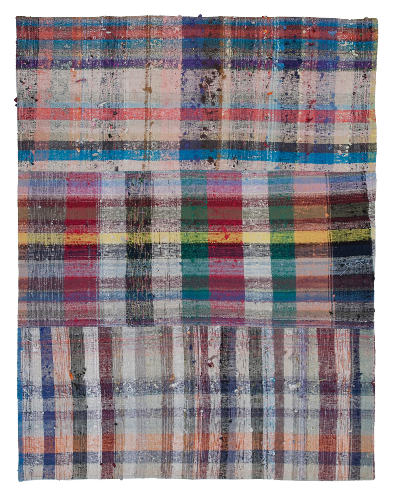 6x7 Multicolor Kilim Patchwork Rug - 30297