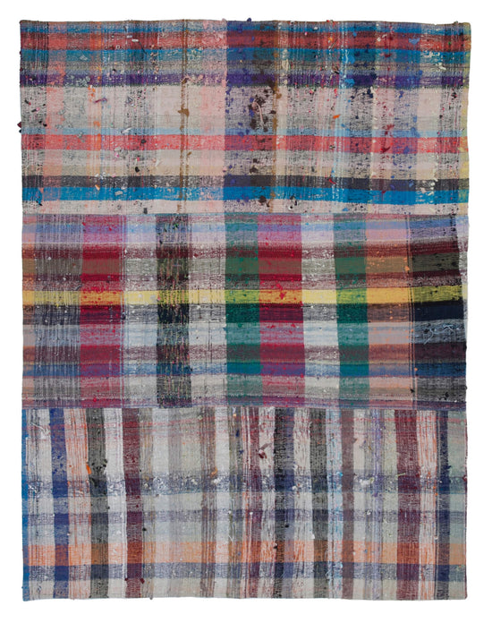 6x7 Multicolor Kilim Patchwork Rug - 30297