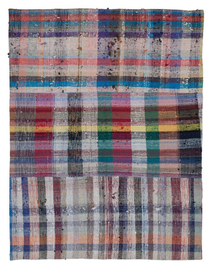 6x7 Multicolor Kilim Patchwork Rug - 30297