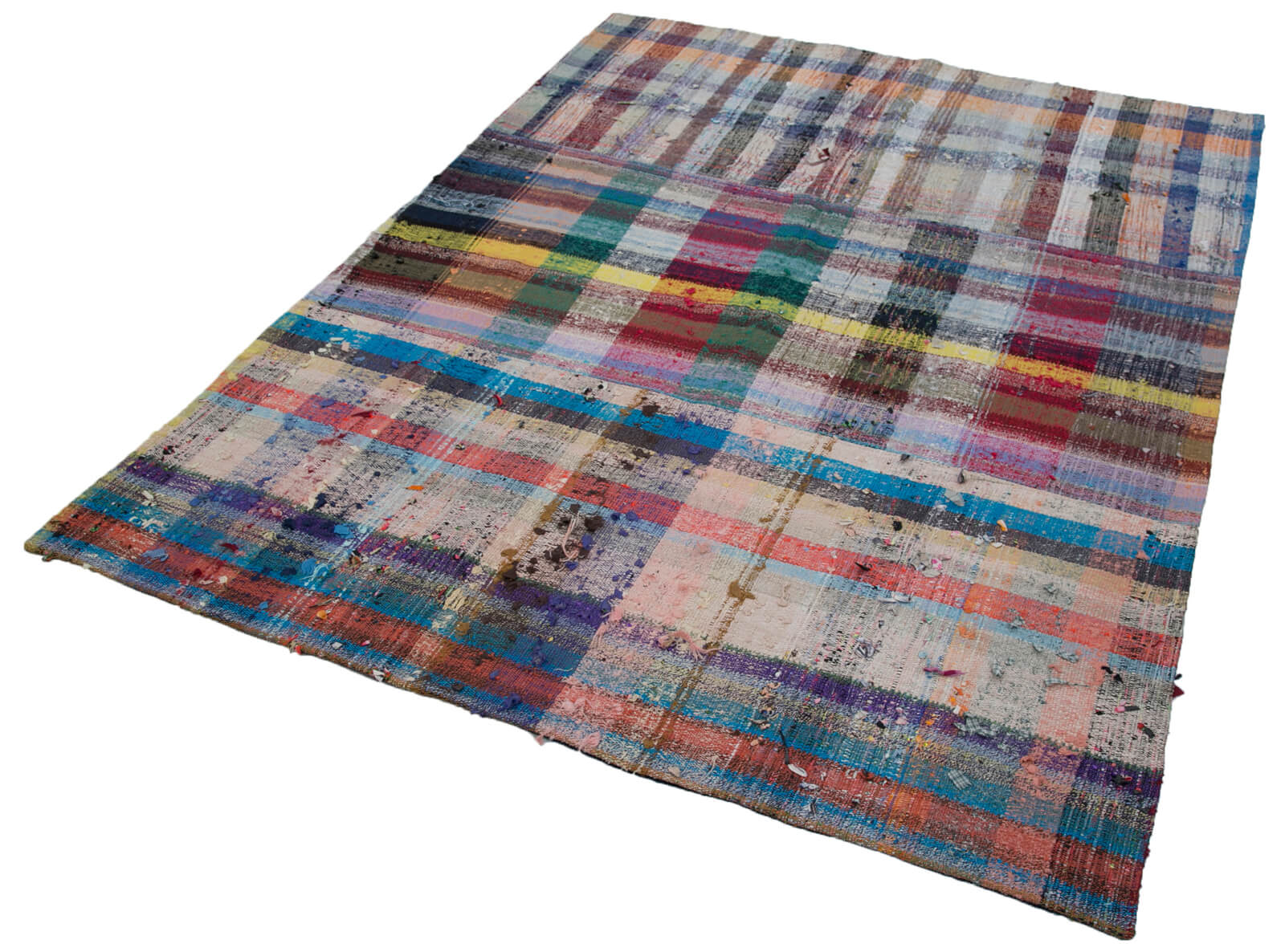 6x7 Multicolor Kilim Patchwork Rug - 30297