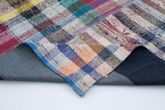 6x7 Multicolor Kilim Patchwork Rug - 30297