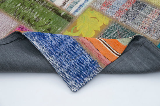 5x6 Multicolor Kilim Patchwork Rug - 30298