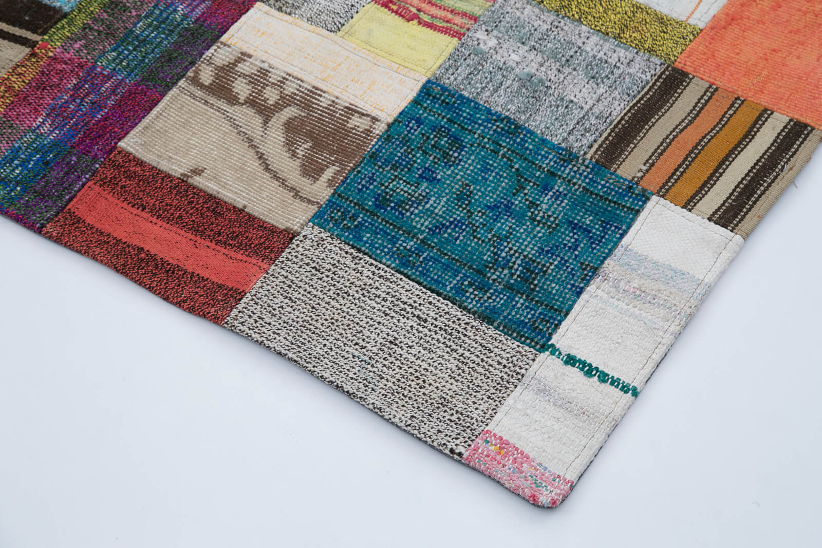6x8 Multicolor Kilim Patchwork Rug - 30301