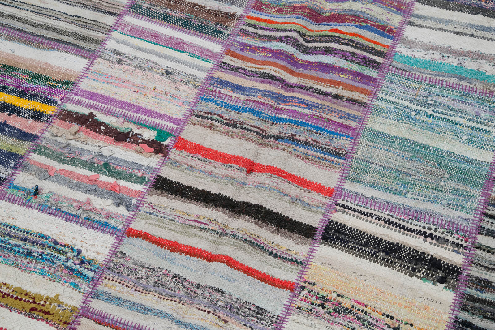 7x8 Multicolor Kilim Patchwork Rug - 30303