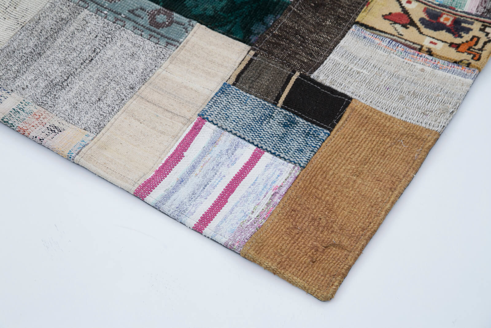 6x8 Multicolor Kilim Patchwork Rug - 30304