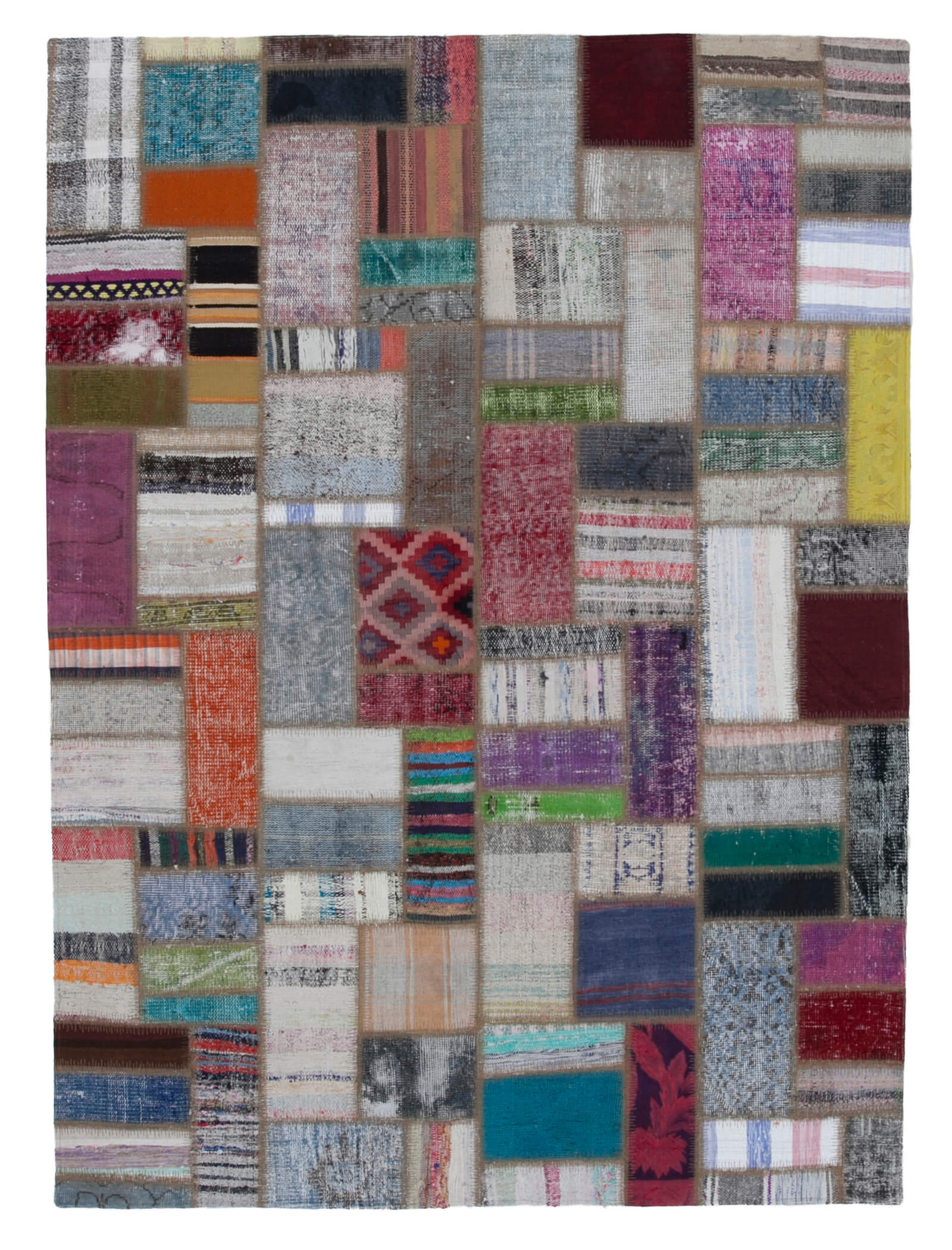 6x8 Multicolor Kilim Patchwork Rug - 30308