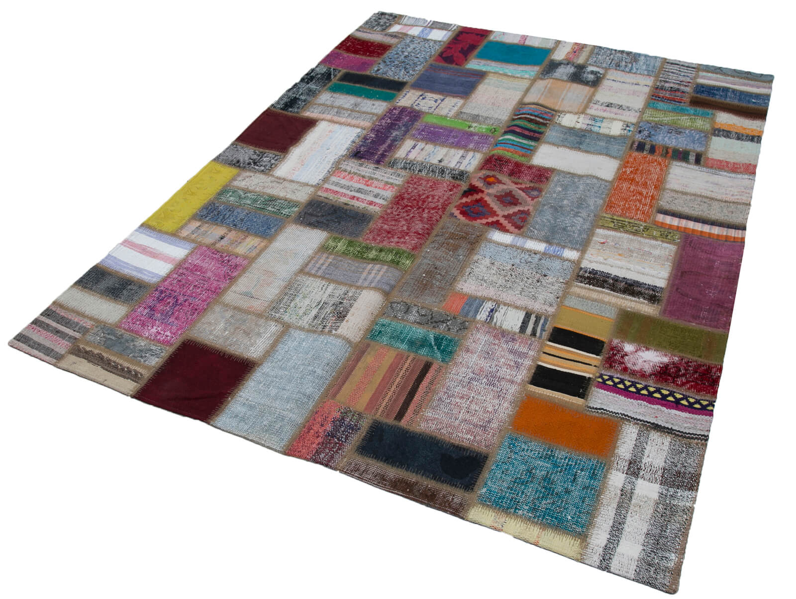 6x8 Multicolor Kilim Patchwork Rug - 30308