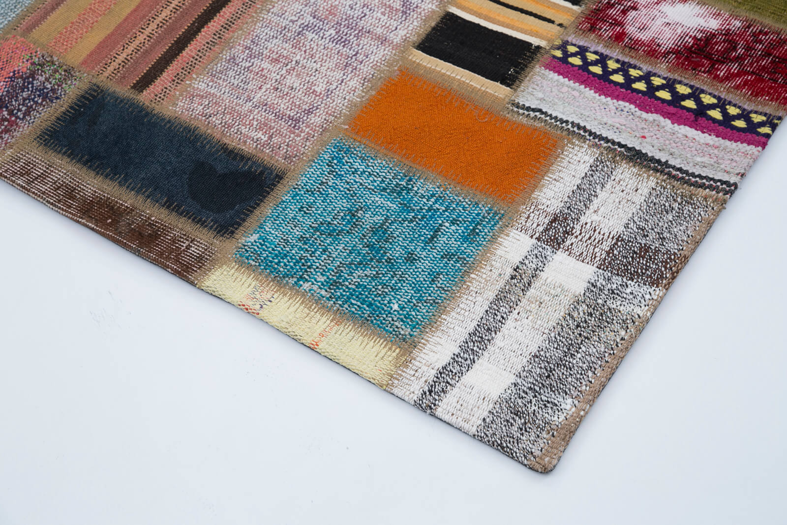 6x8 Multicolor Kilim Patchwork Rug - 30308