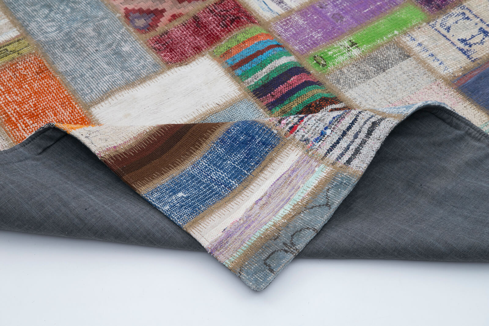 6x8 Multicolor Kilim Patchwork Rug - 30308