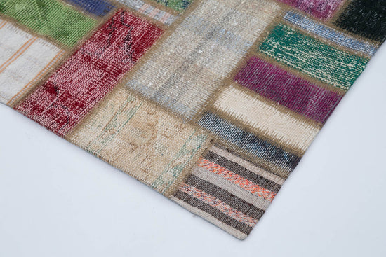 6x8 Multicolor Kilim Patchwork Rug - 30310