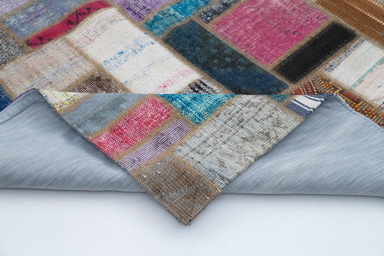 6x8 Multicolor Kilim Patchwork Rug - 30310