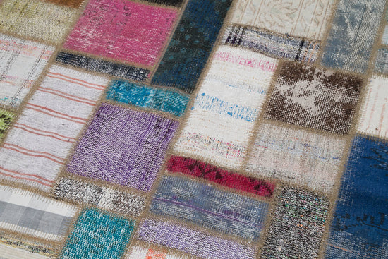 6x8 Multicolor Kilim Patchwork Rug - 30310