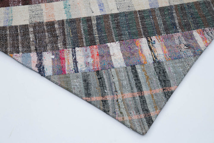 7x10 Multicolor Kilim Patchwork Rug - 30311