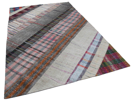 6x10 Multicolor Kilim Patchwork Rug - 30312